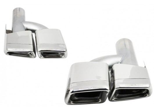 Комплект накрайници за ауспух - AMG дизайн - за Mercedes Benz image