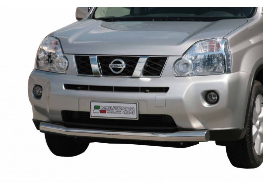 Протектор за предна броня Ø 76мм за Nissan Xtrail ( 2007 - 2010 )