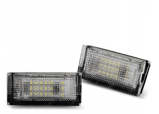 LED плафони за регистрационен номер за BMW E46 (седан и комби) image