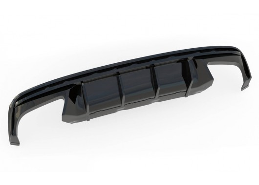 Дифузьор за задна броня Maxton design за Skoda Octavia RS (2020-)