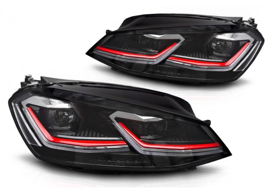 Комплект тунинг фарове за VW GOLF 7 (2012-2017)  image