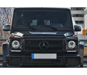 Тунинг решетка - G63/ G65 AMG дизайн за Mercedes W463 (1989-) - черен лак