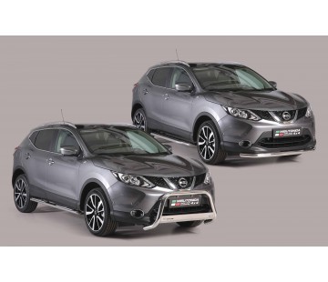 Протектор за предна броня Ø 63мм за Nissan Qashqai (2014-2017)