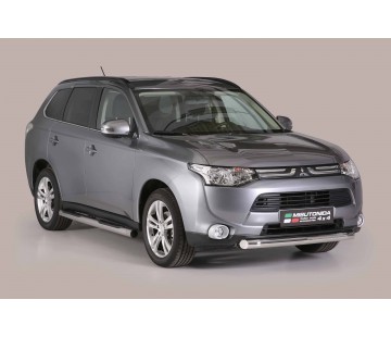 Протектор за предна броня Ø 76мм за Mitsubishi Outlander ( 2013 - 2015 )