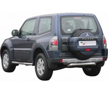 Протектор за задна броня Ø 76 мм за  Mitsubishi Pajero 3 врати ( 2007 - 2011)