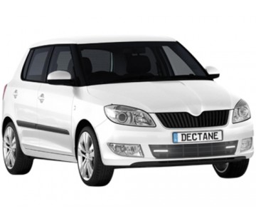  Индивидуални дневни светлини с решетки за Skoda Fabia 5J (2007-), Roomster (2006-)