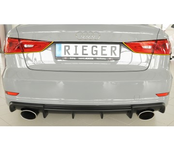 Дифузьор за задна броня Rieger за Audi A3 8V S-line (2012-2016)