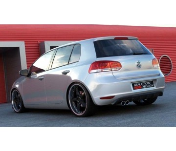 Дифузьор за задна броня Maxton design за VW Golf 6 (2008-2012)