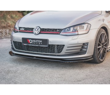 Спойлер за предна GTI броня Maxton design за VW Golf 7 (2013-)