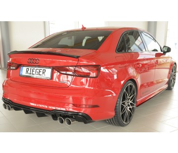 Дифузьор за задна броня Rieger за Audi A3 8V (2016-)