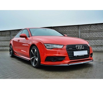 Спойлер за предна броня Maxton design за Audi S7/S-line C7 (2014-2018)