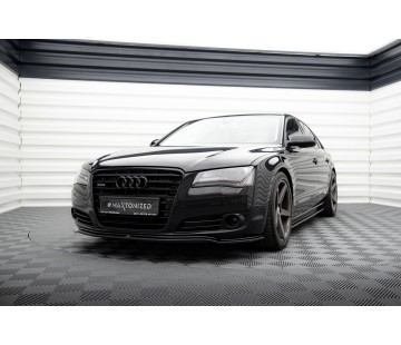 Спойлер за предна броня Maxton design за Audi A8 D4 (2009-2013)