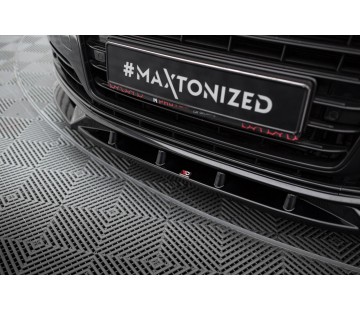 Спойлер за предна броня Maxton design за Audi A8 D4 (2013-2017)