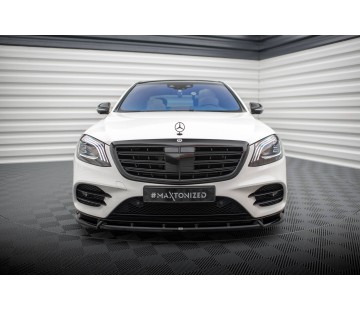 Спойлер за предна броня Maxton design за Mercedes Benz W222 Facelift (2017-2020)