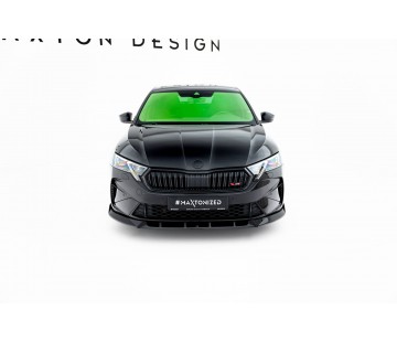 Спойлер за предна броня Maxton design за Skoda Octavia RS (2024-)