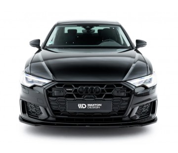Спойлер за предна S-line броня Maxton design за Audi А6 C8 (2018-)