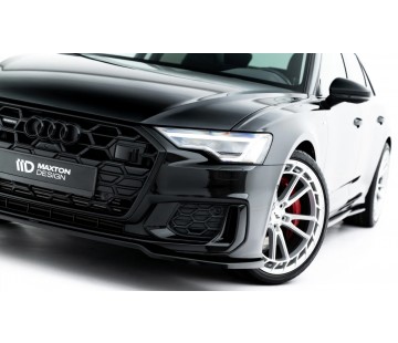 Спойлер за предна S-line броня Maxton design за Audi А6 C8 (2018-)