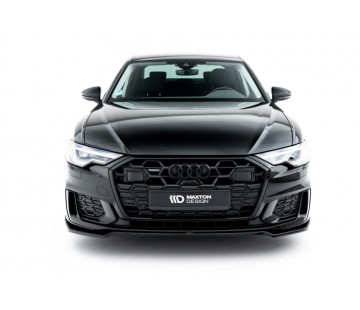 Спойлер за предна S-line броня Maxton design за Audi А6 C8 (2018-)