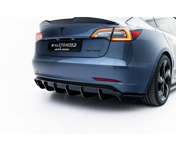 Дифузьор за задна броня Maxton design за Tesla Model 3 (2017-2023)
